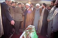 061466-zun 24-مراسم تشیع جنازه شهید تندگویان تهران- محسنی -1370.9.29
