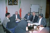 052596-197- بازدید مهندس آقازاده از خبرگزاری جمهوری اسلامی ایران- دامی تام-1374.4-