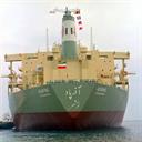 کشتی نفتکش 230000 تنی آذرپاد در اسکله تی جزیره خارک اردیبهشت 1354 (1)