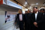 بازدید رییس مجلس لاریجانی و وزیر نفت بیژن زنگنه از نمایشگاه تاسیسات دریایی در ساختمان مجلس 94.3.17 (2)