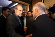 بازدید رییس مجلس لاریجانی و وزیر نفت بیژن زنگنه از نمایشگاه تاسیسات دریایی در ساختمان مجلس 94.3.17 (18)