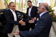 دیدار وزیر نفت بیژن زنگنه با محمد بن حمد الرحمی وزیر نفت عمان 940630 (2)