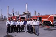 آزمایش ماشینهای آتش نشانی جدید در پالایشگاه نفت تهران-عبدالرضا محسنی (8)