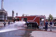 آزمایش ماشینهای آتش نشانی جدید در پالایشگاه نفت تهران-عبدالرضا محسنی (9)
