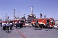 آزمایش ماشینهای آتش نشانی جدید در پالایشگاه نفت تهران-عبدالرضا محسنی (10)