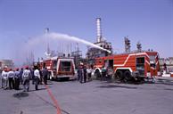 آزمایش ماشینهای آتش نشانی جدید در پالایشگاه نفت تهران-عبدالرضا محسنی (11)