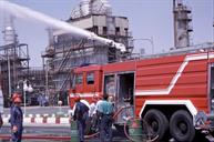 آزمایش ماشینهای آتش نشانی جدید در پالایشگاه نفت تهران-عبدالرضا محسنی (12)