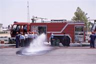 آزمایش ماشینهای آتش نشانی جدید در پالایشگاه نفت تهران-عبدالرضا محسنی (17)