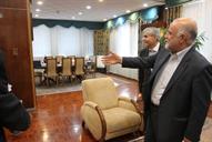 دیدار محمد حسین عادلی دبیر کل مجمع صادرکنندگان گاز (جی سی ای اف) با بیژن زنگنه وزیر نفت 26 مهر 1394 (4)