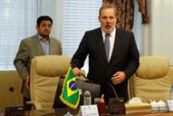 دیدار آرماندو مونتیرو وزیر توسعه و تجارت برزیل با بیژن زنگنه وزیر نفت 5 آبان 1394 (84)