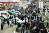 راهپیمایی 22 بهمن 94 و غرفه وزارت نفت در مسیر راهپیمایی (13)