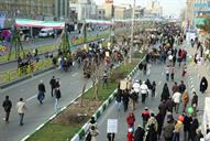 راهپیمایی 22 بهمن 94 و غرفه وزارت نفت در مسیر راهپیمایی (15)