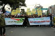 راهپیمایی 22 بهمن 94 و غرفه وزارت نفت در مسیر راهپیمایی (22)