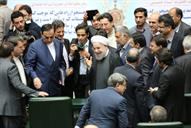 ارایه لایحه بودجه95 13توسط آقای روحانی رییس جمهور به مجلس 94 10 27 (14)