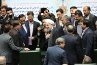 ارایه لایحه بودجه95 13توسط آقای روحانی رییس جمهور به مجلس 94 10 27 (33)