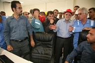 بازدید بیژن زنگنه وزیر نفت از مناطق عملیاتی غرب وافتتاح نمک زدایی دهلران 1393-7-16 (23)