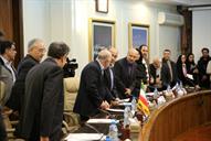 دیدار گرهارد شرودر صدر اعظم پیشین آلمان با بیژن زنگنه وزیر نفت 22-10-1394 (2)