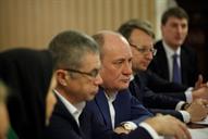 دیدار الکساندر مدودوف مدیر عامل گاز پروم روسیه با مدیرعامل شرکت ملی گاز حمیدرضا عراقی 2 دیماه 1394 (11)