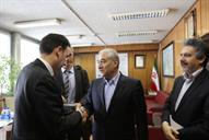 دیدار استفان میشل، مدیرعامل بخش خاورمیانه توتال با زمانی نیا مدیر بین الملل نفت 19-12-94 (12)