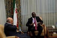 دیدار بیژن زنگنه وزیر نفت با امانوئل بواه وزیر نفت و انرژی غنا 25 بهمن ماه 94 (8)