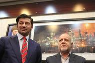 دیدار بیژن زنگنه وزیر نفت و کاخا کالادزه، معاون نخست‌وزیر و وزیر انرژی جمهوری گرجستان - 27-12-9 (20)
