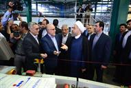 افتتاح پتروشیمی مهاباد توسط حسن روحانی رئیس جمهور و بیژن زنگنه وزیر نفت 95.3.11 رشیدی مقدم (20)
