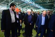 افتتاح پتروشیمی مهاباد توسط حسن روحانی رئیس جمهور و بیژن زنگنه وزیر نفت 95.3.11 رشیدی مقدم (23)