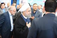 افتتاح پتروشیمی مهاباد توسط حسن روحانی رئیس جمهور و بیژن زنگنه وزیر نفت 95.3.11 رشیدی مقدم (25)