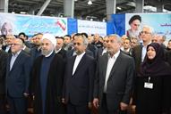 افتتاح پتروشیمی مهاباد توسط حسن روحانی رئیس جمهور و بیژن زنگنه وزیر نفت 95.3.11 رشیدی مقدم (26)
