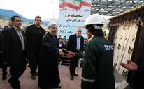 افتتاح پتروشیمی ایلام توسط حسن روحانی رئیس جمهور و بیژن زنگنه وزیر نفت 93.2.17 (4)