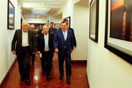 دیدار لئون یولیان وزیر انرژی و منابع طبیعی ارمنستان با بیژن زنگنه وزیر نفت ایران نازیلا حقیقتی (2)