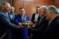 دیدار لئون یولیان وزیر انرژی و منابع طبیعی ارمنستان با بیژن زنگنه وزیر نفت ایران نازیلا حقیقتی (13)
