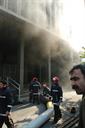آتش سوزی زیرزمین ساختمان اکتشاف روبروی ساختمان اصلی وزارت نفت 1384.2.18 سید مصطفی حسینی (3)