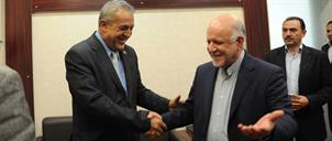 دیدار الوخیو دل پینو، وزیر نفت ونزوئلا و بیژن زنگنه، وزیر نفت ایران- حسن حسینی (a3)